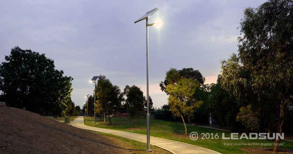 Leadsun éclairage solaire parc publique